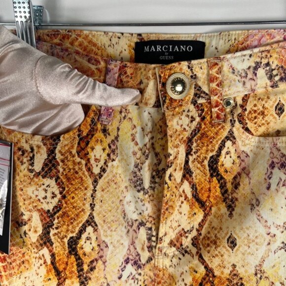 NWT MARCIANO by GUESS Super High Stiletto 99 SONORA SKIN Pants 2YGA078844Z Sz 26 - Picture 14 of 16